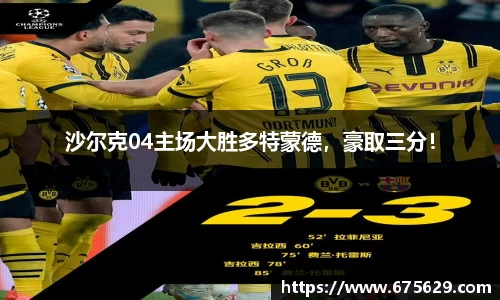 沙尔克04主场大胜多特蒙德，豪取三分！